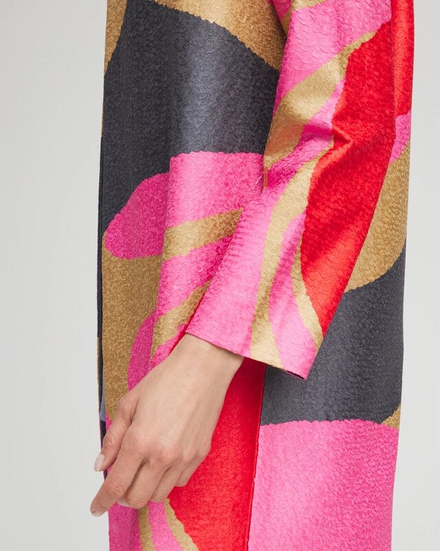Travelers Collection Abstract Crushed Jacket - image 4